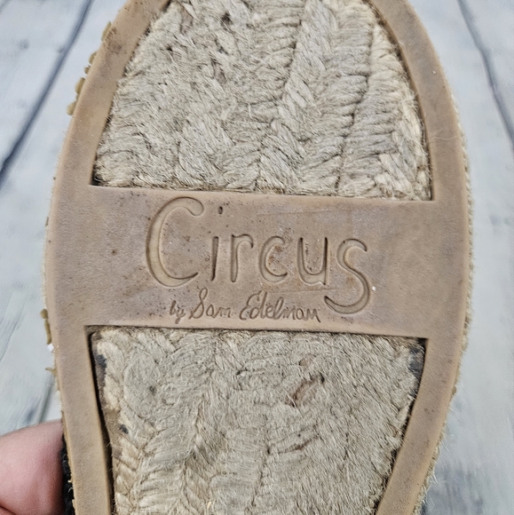 CIRCUS by SAM EDELMAN | Lena mesh & leather espadrille slipon flats - Picture 8 of 10